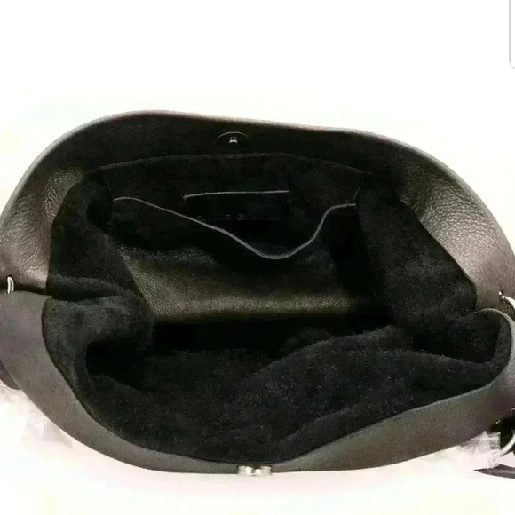 David Galan Brown Leather Hobo Shoulder Bag - Picture 5 of 5